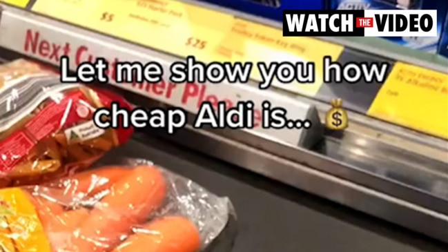 Aldi receipt reveals how to shop on budget