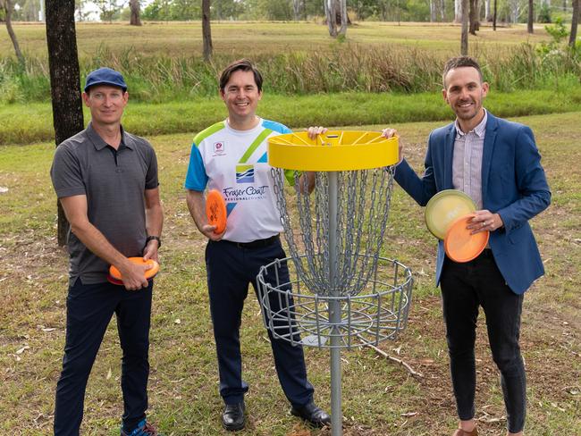 A new nine-hole disc golf course opened in Tinana on Thursday.