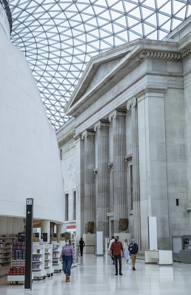 A general view of the British Museum in London. Picture: News Corp Australia Network