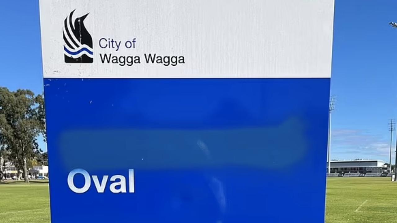 Michael Slater Oval's signage. Picture: Facebook/Councillor Jenny McKinnon, Wagga Wagga