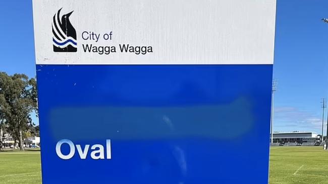 Michael Slater Oval's signage. Picture: Facebook/Councillor Jenny McKinnon, Wagga Wagga