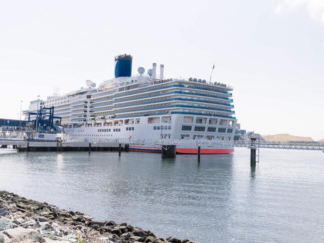 Carnival Cruise ship in port at the terminal at Pinkenba. Picture Lachie Millard