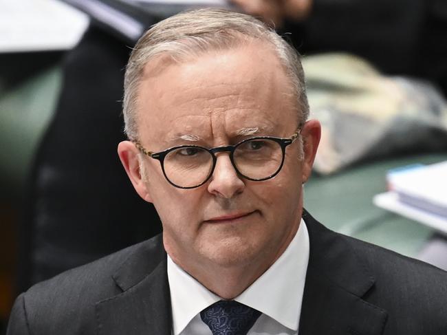 CANBERRA, AUSTRALIA, NewsWire Photos. FEBRUARY 6, 2024:Prime Minister Anthony Albanese during Question Time at Parliament House in Canberra. Picture: NCA NewsWire / Martin Ollman