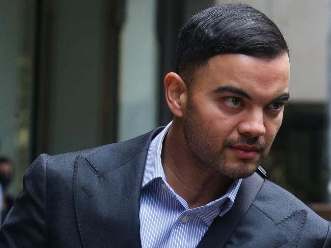 SYDNEY, AUSTRALIA - NewsWire Photos - May 24 2022: Australian musician Guy Sebastian, is seen leaving the Downing Centre District Court in Sydney. Picture NCA Newswire/ Gaye Gerard