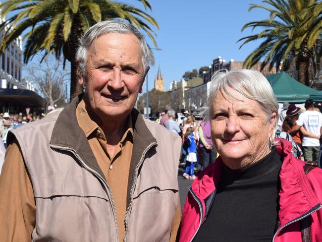 Graham and Marion Reid at the Stroll &amp; Swing at Jumpers and Jazz in July 2018.