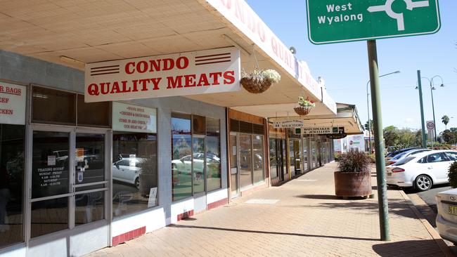 A generic photo of the main street of Condobolin.