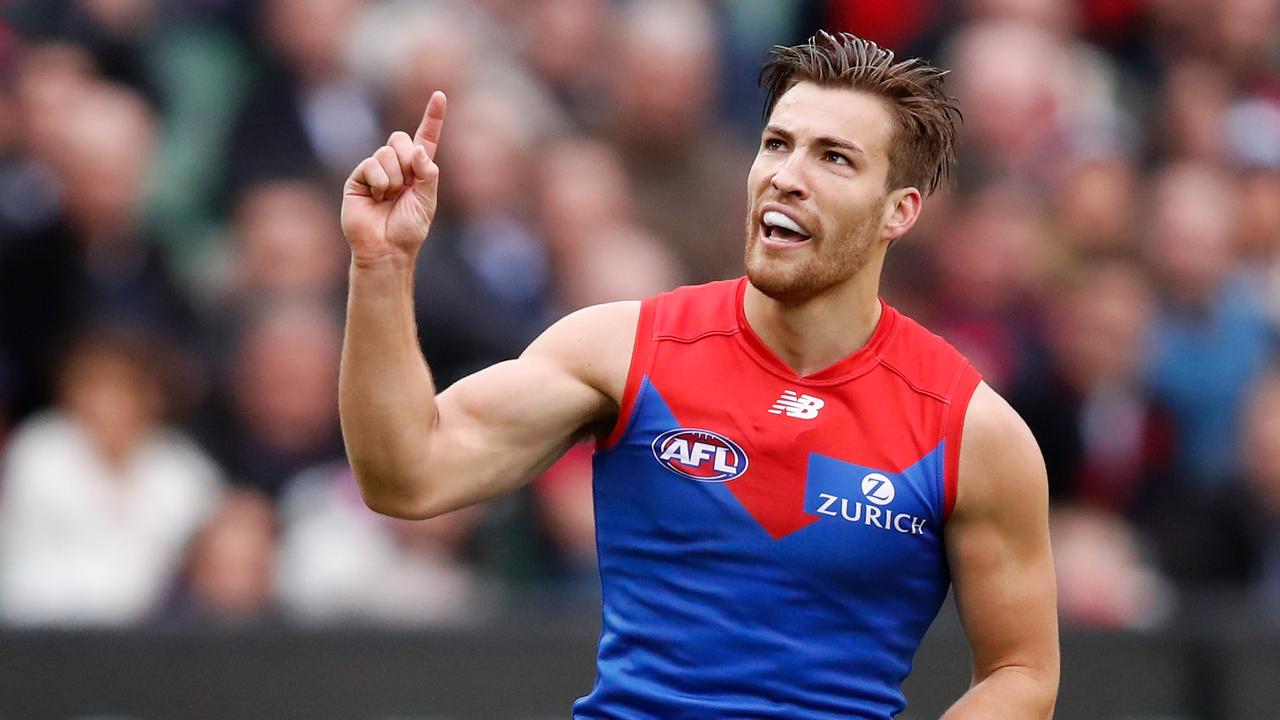 Jack Viney could be out for the season. Photo: Adam Trafford/AFL Media/Getty Images