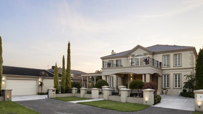 The Wesley Court home at Keysborough is on the market with a price guide of $4.2m to $4.6m.