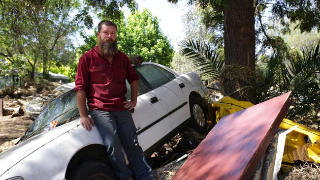 John Augustine and friend Pat Welch saved a woman’s life — twice — as well as getting others to safety. Picture: Dean Marzolla