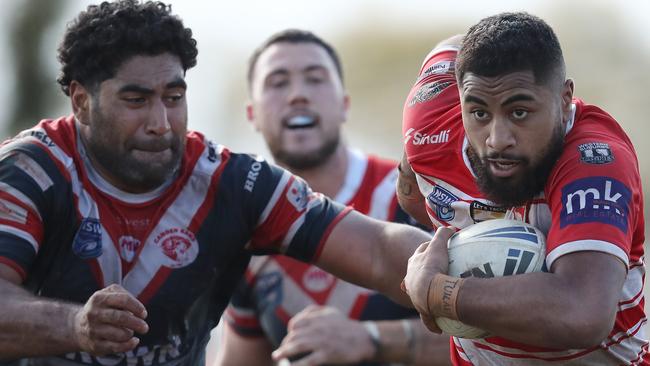 East Campbelltown’s Abiarthur Tuilaepa is a centre on the rise. Photo by Jeremy Ng/Newscorp