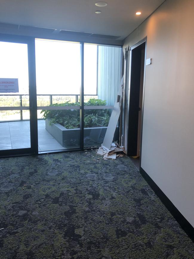 Exclusive pictures showing damage to Opal Towers Building