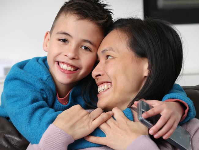 Archer, 9, from Surrey Hills called triple zero when his diabetic mum Anastasia Barros fell unconscious during last year's second lockdown. He followed the call-takerÃs instructions, helped to open his mumÃs airway and conducted a breathing test. He is a Junior 000 Hero for 2021.                     Picture: David Caird