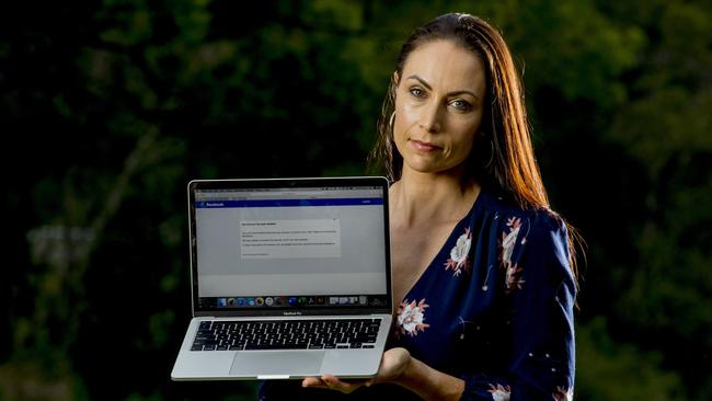 Currumbin Valley local Ebony Neumann says her Facebook and Instagram sites were shutdown because she searched for a Mexican restaurant using the word ‘Lolita’. Picture: Jerad Williams