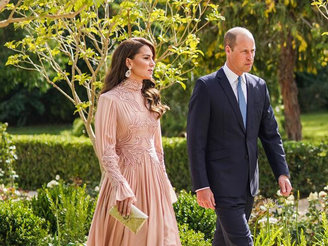 Kate’s glamorous outfits are beloved by the public. Picture: AFP