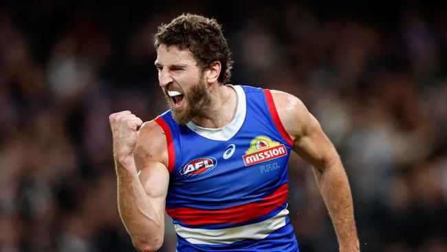 Can Marcus Bontempelli carry the Bulldogs to the finals. Picture: Dylan Burns/AFL Photos via Getty Images