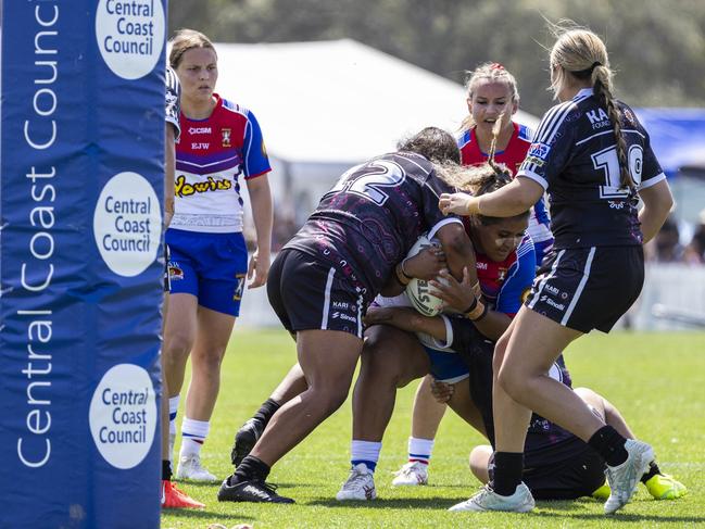 Women's Koori Knockout grand final, Redfern All Blacks vs Newcastle Yowies. Picture: Andrea Francolini