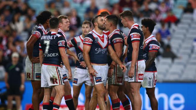 Something just isn’t clicking for the Roosters in 2022, as they struggle to get used to new combinations. Picture: Getty Images.