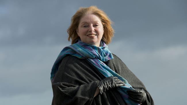 Hilary Mantel near her home in Budleigh Salterton, Devon. Picture: Chris Harris/The Ti