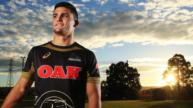 Penrith Panthers halfback Nathan Cleary at the Panthers HQ , Penrith. pic Mark Evans