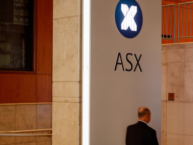 SYDNEY, AUSTRALIA - NewsWire Photos, October 29 2024. GENERIC. Stocks. Finance. Economy. A security guard in the lobby of the ASX Australian Stock Exchange on Bridge Street. Picture: NewsWire / Max Mason-Hubers