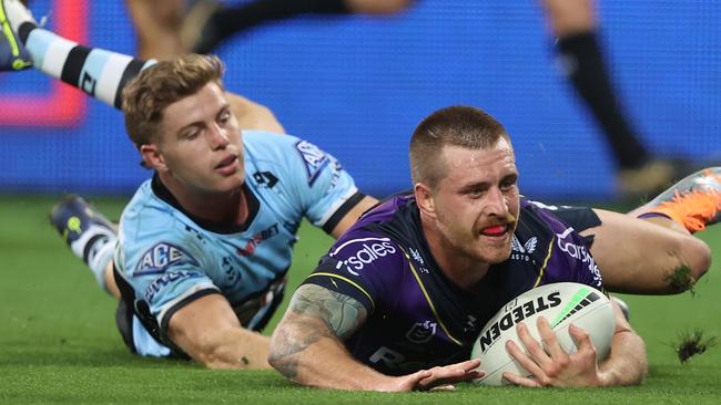 Cameron Munster was the star of the show at AAMI Park.