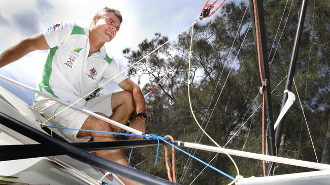 Berkley Vale Olympic sailor Darren Bundock has been evacuated from his home.