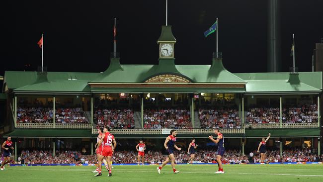 The crowd was packed in for the season opener. (Photo by Cameron Spencer/Getty Images)