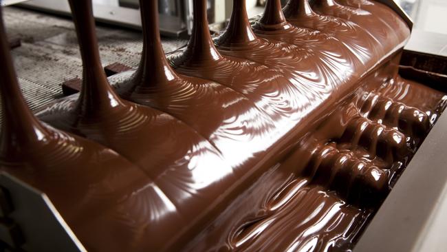 Chocolate making at Haigh's chocolates.