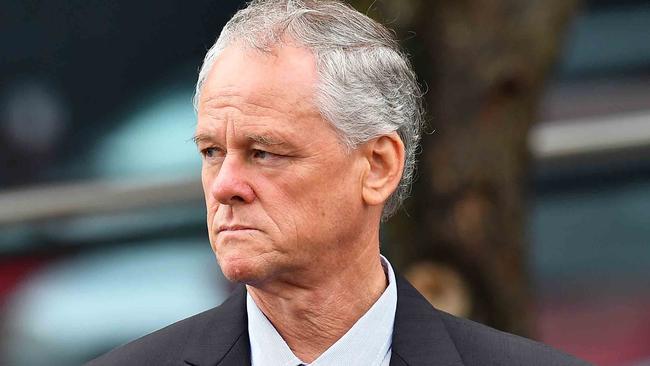 Rodney Flint leaves Maroochydore Court House. Picture: Patrick Woods.