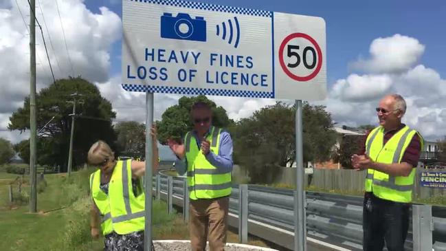 Ulmarra welcome their new speed camera