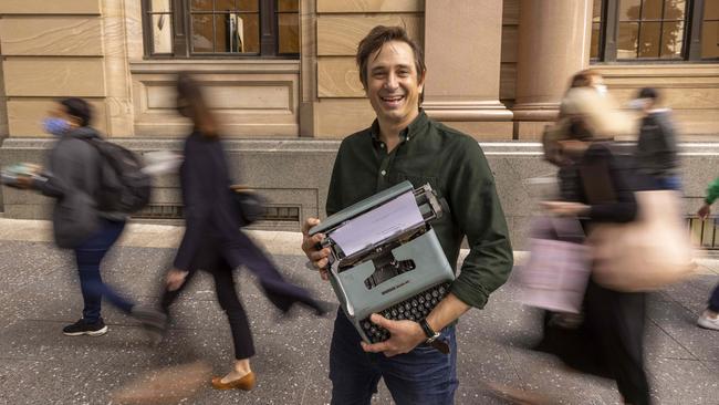 Dalton on the streets of Brisbane. Picture: Glenn Hunt