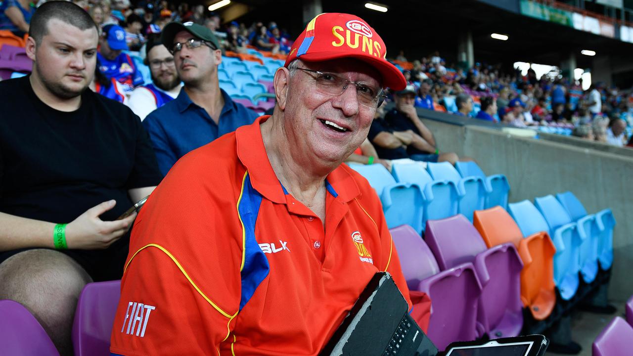 Walter Vecchiet at the Gold Coast Suns match vs Western Bulldogs at TIO Stadium. Pic: Pema Tamang Pakhrin