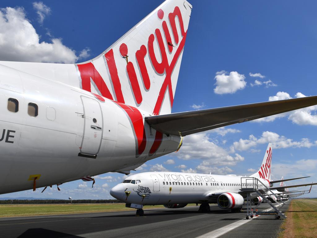 The future of Virgin Australia is unclear. Picture: Darren England/AAP