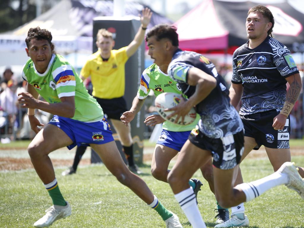 Koori Knockout - Day 4 Boys 17s GF La Perouse Panthers v Bundjalung Baygals Monday, 7 October 2024 Hereford St, Bathurst NSW 2795, Australia, Picture Warren Gannon Photography