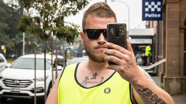 Daniel Nicholas, 31, of Narraweena, on his way into Manly Courthouse in October last year. Picture: Julian Andrews