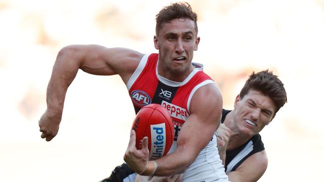 Luke Dunstan is enjoying a mid-season purple patch. Picture: AFL Photos