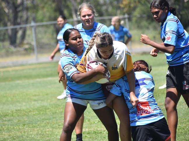 CQ Capras under-19 women’s trials at Rugby Park, Rockhampton, on November 26, 2022.