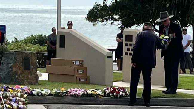 Rainbow Beach Anzac service 2022.