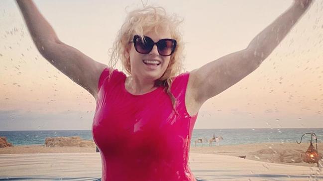 Rebel Wilson on holiday in Cabo. Picture: rebelwilson/Instagram