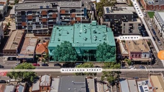 Former Moonlight Receptions located on 622-642 Nicholson St, North Fitzroy back on the market for sale. Picture: Supplied.