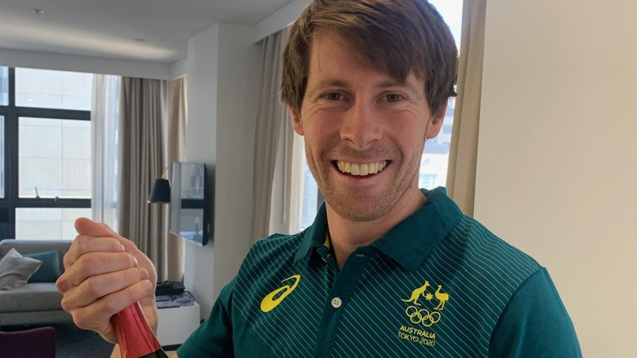 Modern pentathlete Ed Fernon had reason to celebrate in quarantine this week.