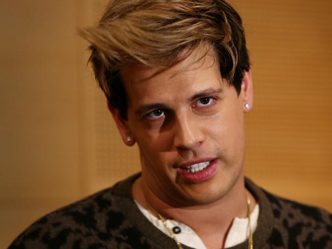 Milo Yiannopoulos told the world last year that West was addicted to nitrous gas. Picture: Getty