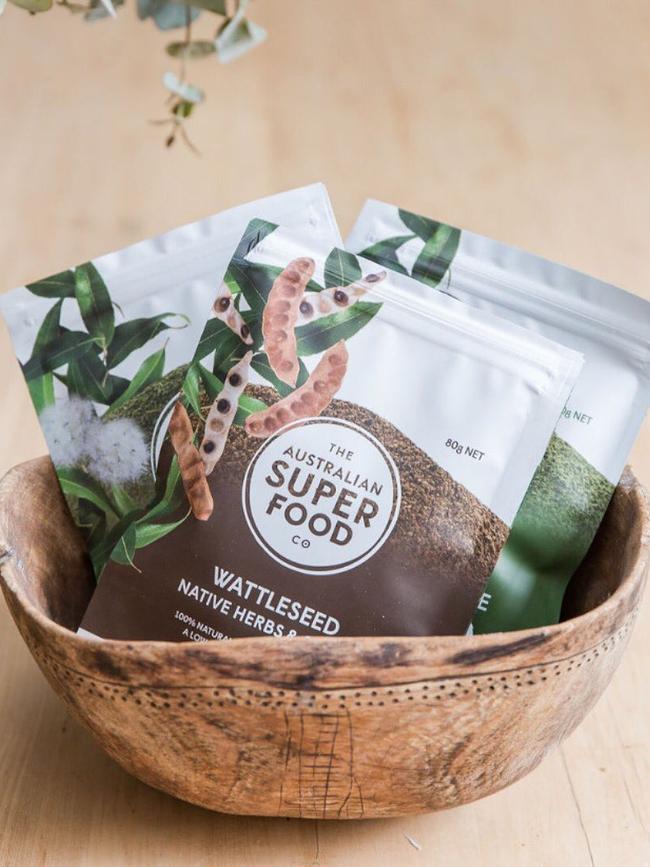 The Australian Superfood Co wattleseed range. Picture: Facebook