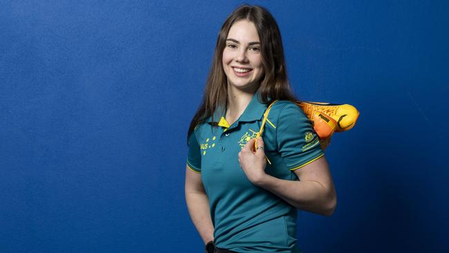 Queensland Paralympian and Griffith University student Abby Craswell. Picture: Richard Walker