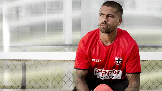 Brad Hill has returned to Victoria after being traded from Fremantle to St Kilda.