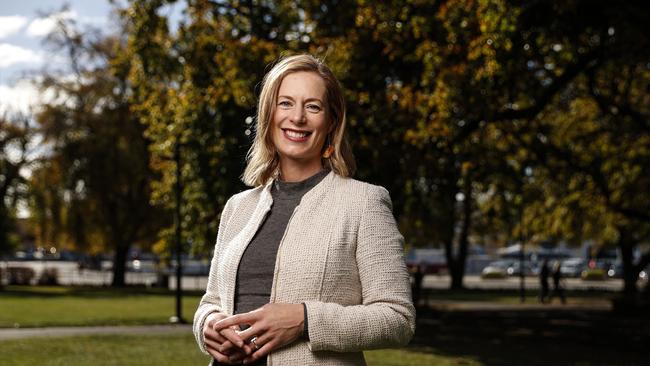 Tasmanian Labor leader Rebecca White has resigned. Picture: Zalk Simmonds