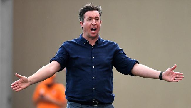 Brisbane Roar coach Robbie Fowler. Picture: AAP