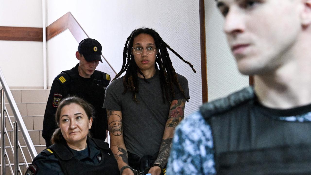 Brittney Griner’s future remains in limbo. (Photo by Kirill KUDRYAVTSEV / AFP)