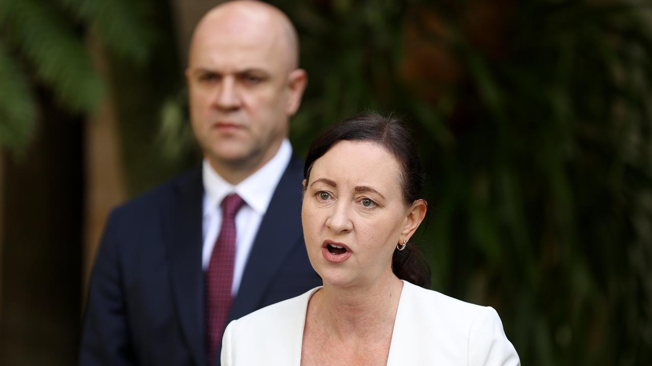 Health Minister Yvette D’Ath reported 8881 new cases in Queensland on Tuesday, the state’s highest daily tally since February 2. Picture: Tara Croser