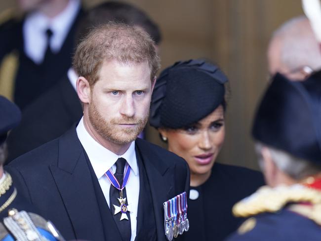 The proposed deal would allow Prince Harry and Meghan Markle to attend the coronation. Picture: Getty Images